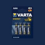 Battrie energy AAA 4 pièces VARTA