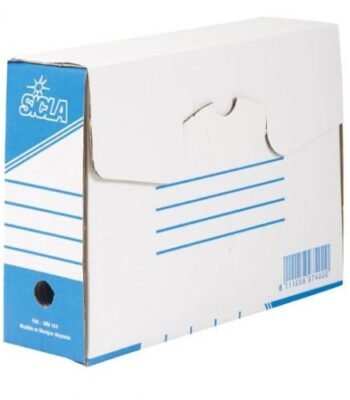 Boite d'archive cartonnée Blanc 10cm SICLA