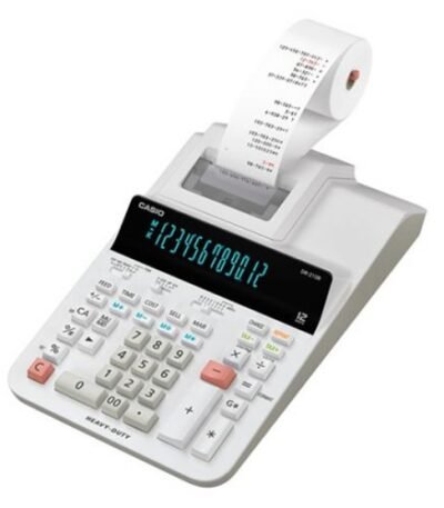 Calculatrice avec ribbon CASIO Réf : DR-210R-WE