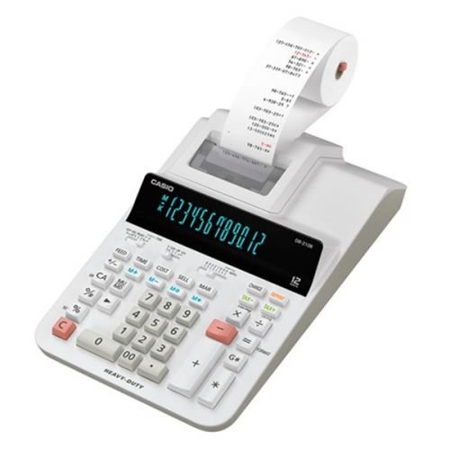 Calculatrice avec ribbon CASIO Réf : DR-210R-WE