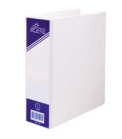 Classeur 2 Anneaux 33x26 Dos 8 cm avec pochette transparente SICLA