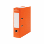Classeur à levier 32x28 Dos 8 cm en Simili Orange SICLA