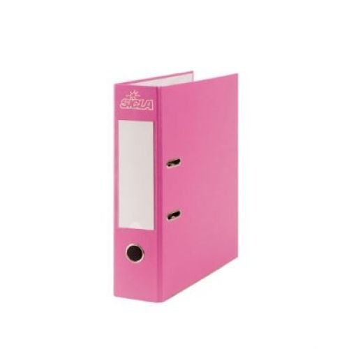 Classeur à levier 32x28 Dos 8 cm en Simili Rose SICLA