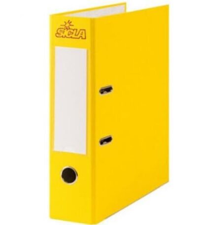 Classeur à Levier 32x28 DOS 8 cm Jaune SICLA