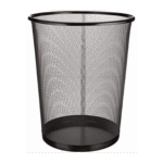 Corbeille à papier métallique GM 30 x 33 cm BOOST OFFICE Réf : 20274