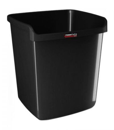 Corbeille en Plastique rossoitalia Noir ARDA Réf : 8116RIN