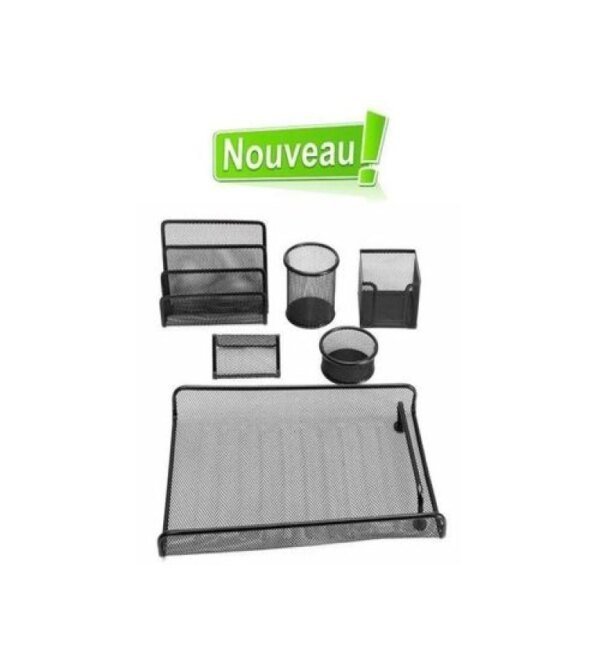 ENSEMBLE DE FOURNITURE DE BUREAU 6 PCS