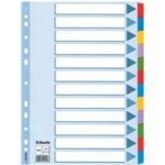 Jeu de 12 Intercalaires ESSELTE