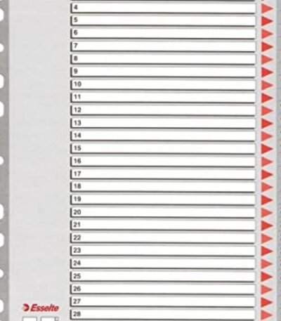 Jeu D'intercalaires Numérique ESSELTE