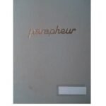 Parapheur SICLA 25 volets 32x24 Gris avec porte étiquette