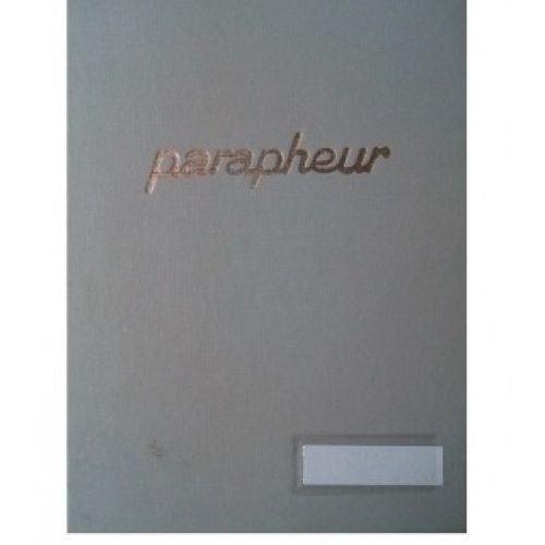 Parapheur SICLA 25 volets 32x24 Gris avec porte étiquette