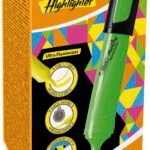 10 Surligneur Fluo Bic Highlighter-Vert