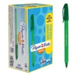 BOITE 50 DE STYLO PAPER MATE 1MM Ballpoint VERT