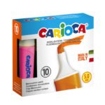 10 Surligneur/Fluorescents CARIOCA Rose