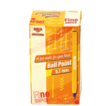 BOITE 50 DE STYLO FINE ACCORD 0,7MM ROUGE