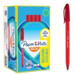 BOITE 50 DE STYLO PAPER MATE 1MM Ballpoint ROUGE