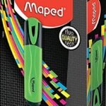 12 Surligneur/Fluorescents MAPED Vert