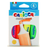 4 Surlineurs Memolighte Coloris Assortis CARIOCA