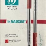 BOITE 50 DE STYLO HAUSER 1MM SKY H6209 ROUGE