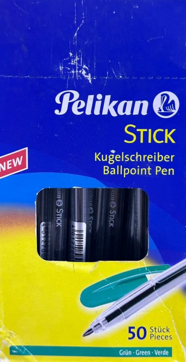 BOITE 50 DE STYLO PELIKAN BALLPOINT VERT