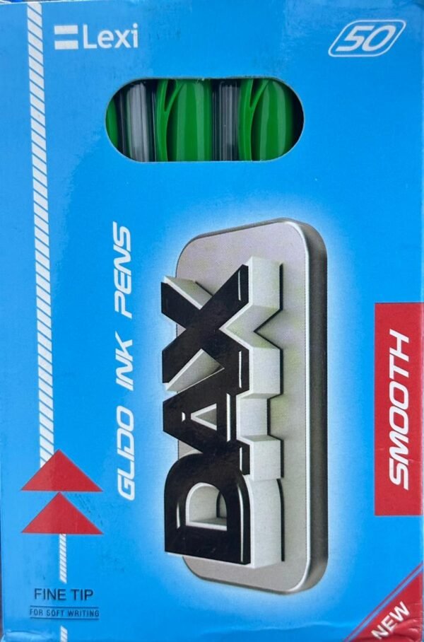 BOITE 50 DE STYLO LEXI GLIDO INK VERT