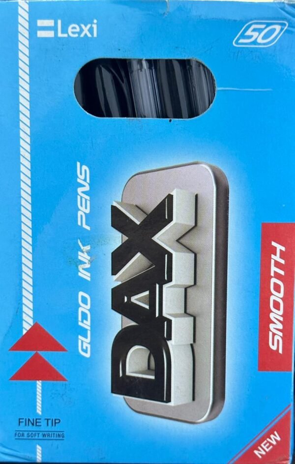 BOITE 50 DE STYLO LEXI GLIDO INK NOIR