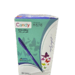 BOITE 50 DE STYLO HAUSER 1MM CANDY H6218 BLUE