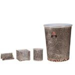 ENSEMBLE DE BUREAU 4PCS CROWN LEOPARD