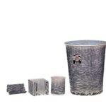 ENSEMBLE DE BUREAU 4PCS CROWN ZEBRA