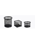 ENSEMBLE DE BUREAU CROWN NOIR