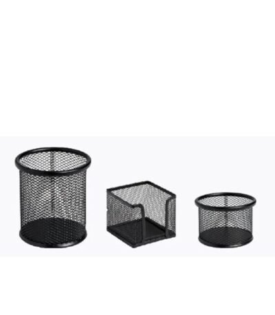 ENSEMBLE DE BUREAU CROWN NOIR