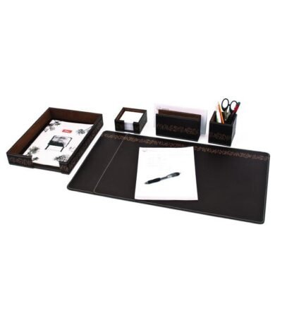 Ensemble de Bureau en Simili cuir 5 pièces