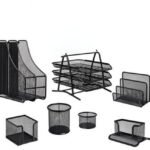 Ensemble de Bureau KG50682 Noir – Complet, Élégant et Pratique|Maroc