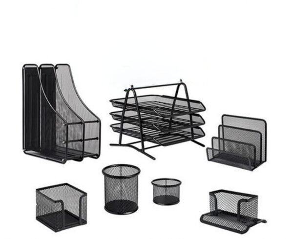 Ensemble de Bureau KG50682 Noir – Complet, Élégant et Pratique|Maroc