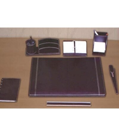 Ensemble de Bureau Luxe en simili cuir 7 pièces