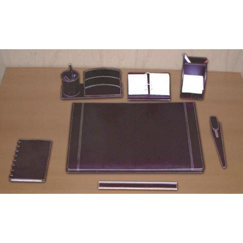 Ensemble de Bureau Luxe en simili cuir 7 pièces Ensemble de Bureau Luxe en simili cuir 7 pièces