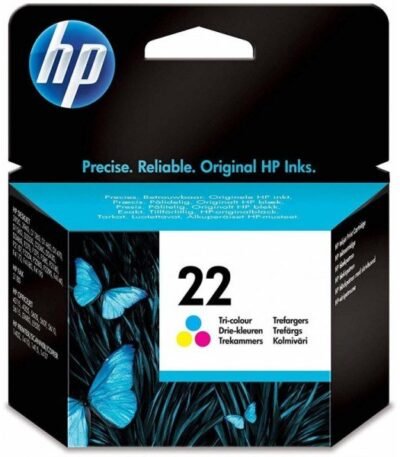 HP 22 trois couleurs – Cartouche d’encre HP d’origine (C9352AE)