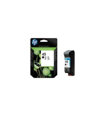 HP 45 Noir – Cartouche d’encre grande capacité HP d’origine (51645AE)