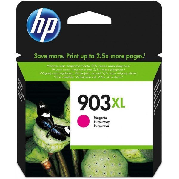 HP 903XL Magenta – Cartouche d’encre grande capacité HP d’origine (T6M07AE)
