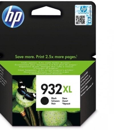 HP 932XL Noir – Cartouche d’encre grande capacité HP d’origine (CN053AE)