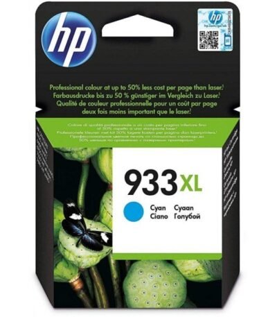 HP 933XL Cyan – Cartouche d’encre grande capacité HP d’origine (CN054AE)