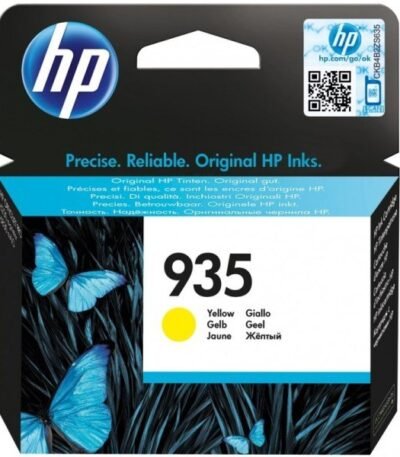 HP 935 Jaune – Cartouche d’encre HP d’origine (C2P22AE)