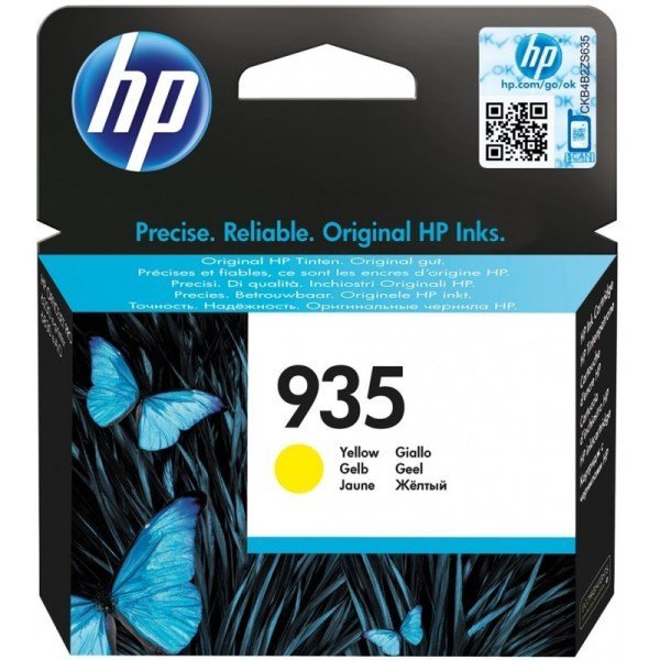 HP 935 Jaune – Cartouche d’encre HP d’origine (C2P22AE)