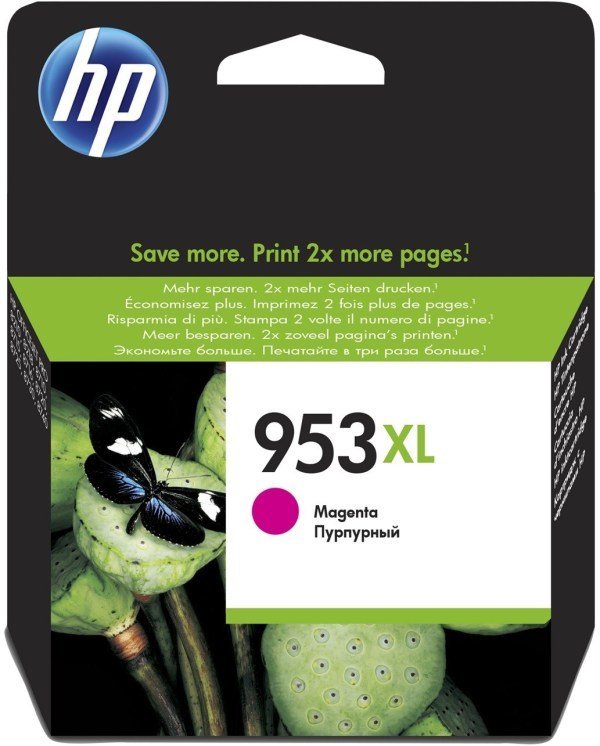 HP 953XL Magenta – Cartouche d’encre grande capacité HP d’origine (F6U17AE)