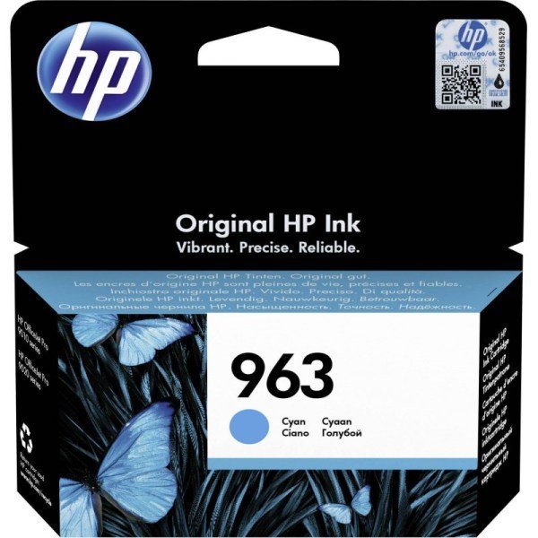 HP 963 Cyan – Cartouche d’encre HP (3JA23AE)