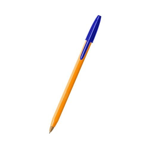 Stylo cristal orange fine Bleu BIC Réf : 03848