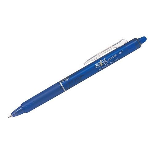 Stylo effaçable frixion ball clicker 0,7 Bleu PILOT Réf : 417511