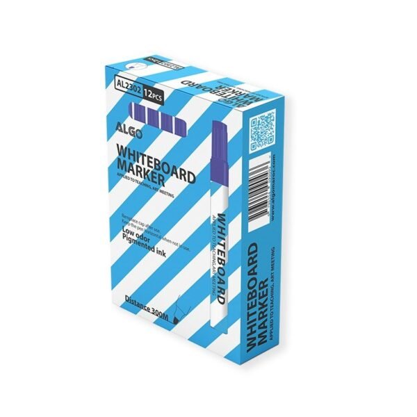 BOITE 12 MARQUEURS ALGO BLUE