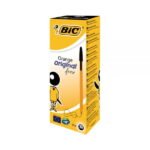 Boite de 20 Stylo bille Bic Orange ? criture extra-fine ? NOIR