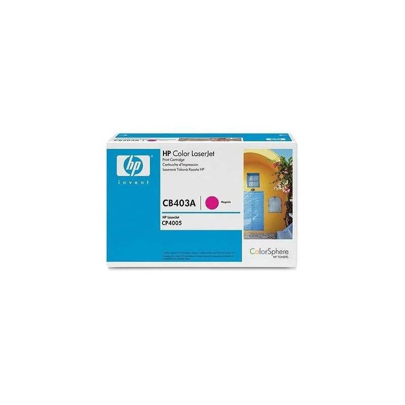Toner Magenta pour HP Color LaserJet (Réf : CB403A )